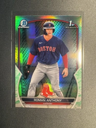 2023 Bowman - Chrome Prospects Roman Anthony #BCP-71 Lunar Glow Refractor (RC)