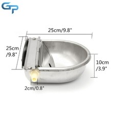 Automatic Stainless Steel Water Trough Bowl Drinking Cattle Dog Horse Auto Bowl