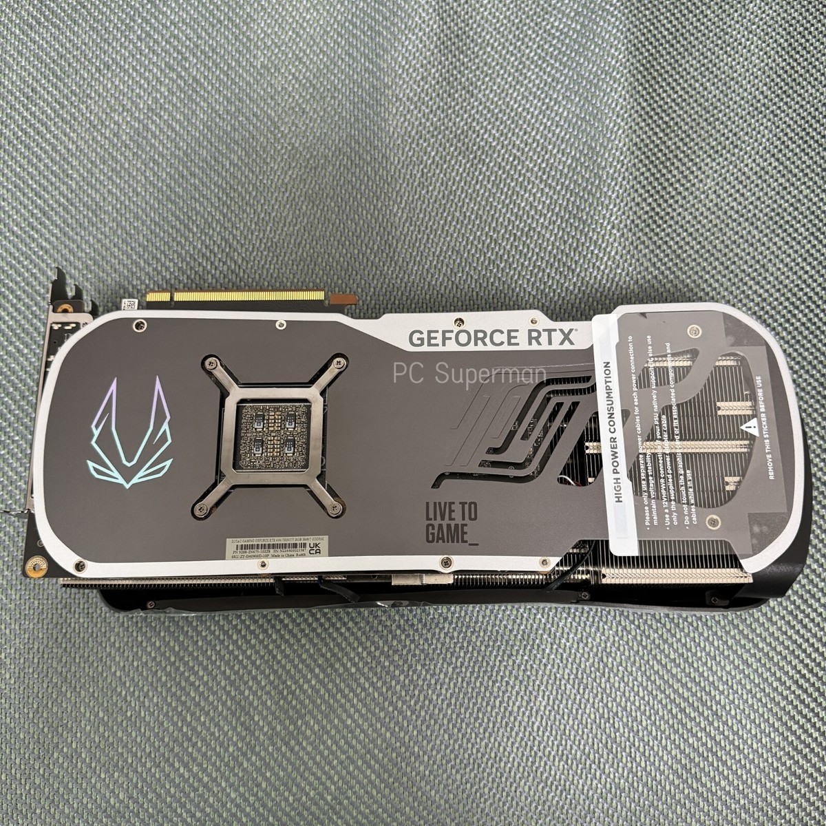 【ジャンク】ZOTAC製　RTX4090 グラフィックボード ZOTAC GAMING Geforce RTX 4090 TRINITY OC (No Core, No VRAM) With