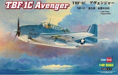 Hobby Boss 80314 Grumman TBF-1C Avenger in 1:48 Bausatz Neu OVP