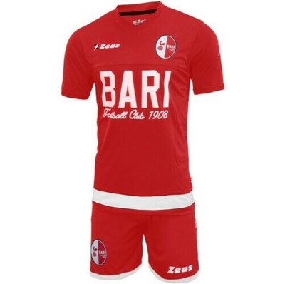 SSC Bari Zeus Kit Uomo Calcio Fan Sport Allenamento Superiore Set Jersey Nuovo