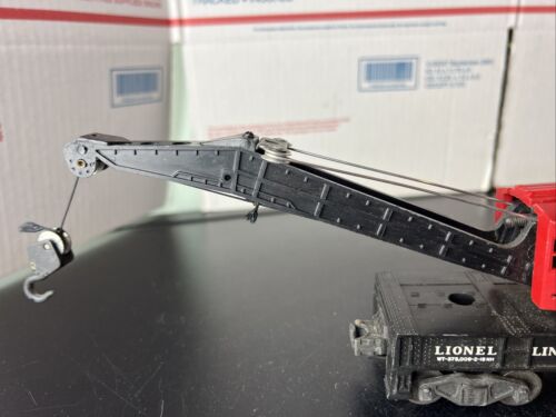 Lionel Lines 6560 O Gauge Bucyrus Erie Crane Car Red Vintage USA - Picture 8 of 14