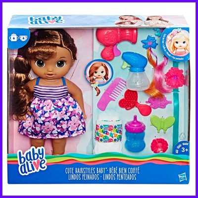 baby alive brown hair cute hairstyles baby by hasbro
