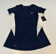 Nike Pro Hypercool T Shirt Women's Large Blue Pullover Shirt Vented Gym NWT