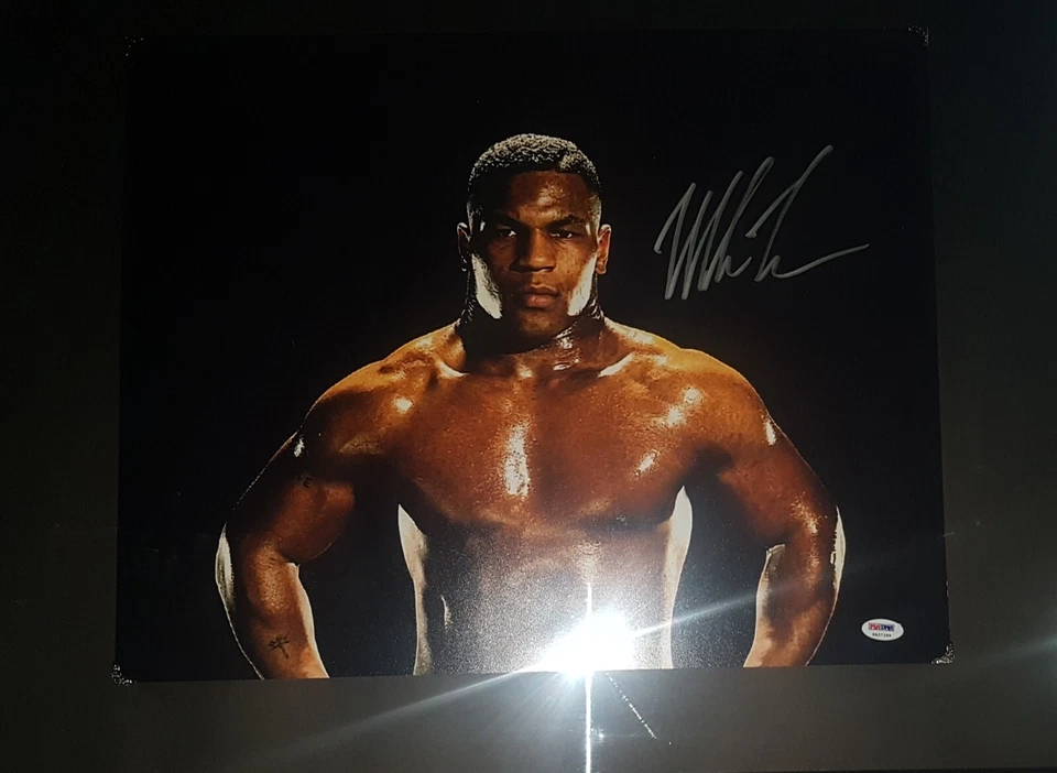 Mike Tyson signed photo, rare 16x20, PSA authenticated - Image 3 of 4