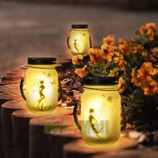 Hanging Solar Lantern, 2 Pcs Outdoor Hanging Lantern Waterproof, Fairy Lantern