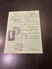 1934 Dukstas Lithuania document for Nikodemas...