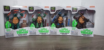   TMNT 40th Anniversary Ninja Turtles Original Sketch Figure SET of 4  