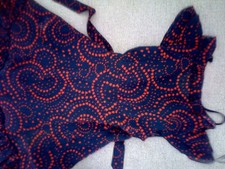 Asos navy and red dress size UK8