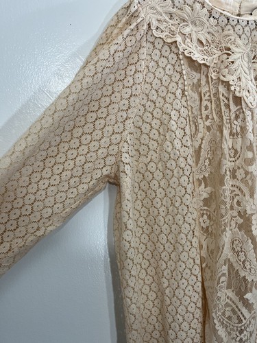 Romantic Victorian Inspired Whimsical Dainty Tunic Top 3 Plus Cottage Lace Poet - Picture 5 of 20