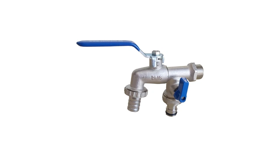 IBC Container Wassertank Verbindungsset Schwanenhals Dual Wasserhahn - Bild 3 von 3