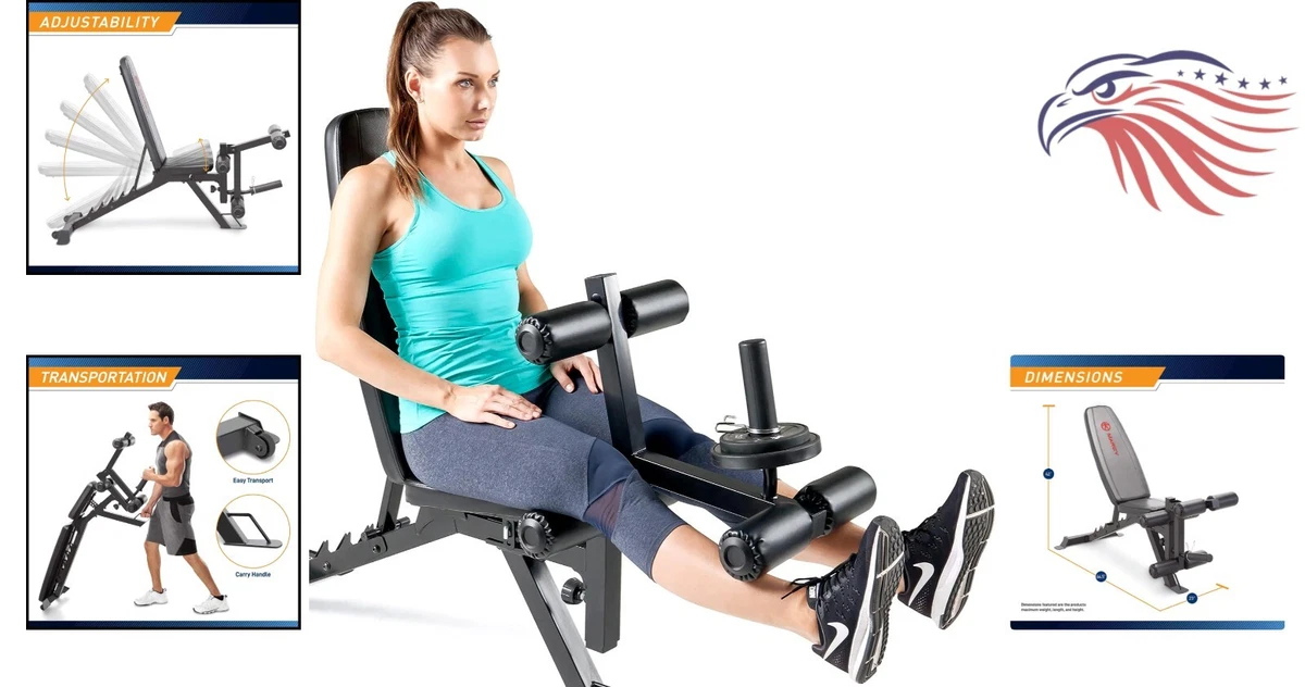 Heavy Duty Utility Bench with Leg Developer 6 Positions Foam