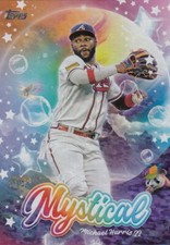 MICHAEL HARRIS TOPPS UPDATE MYSTICAL ATLANTA BRAVES #24 2024 24