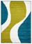Enigma-Shag-Rug-Lime-Blue-White-230x160cm thumbnail 1