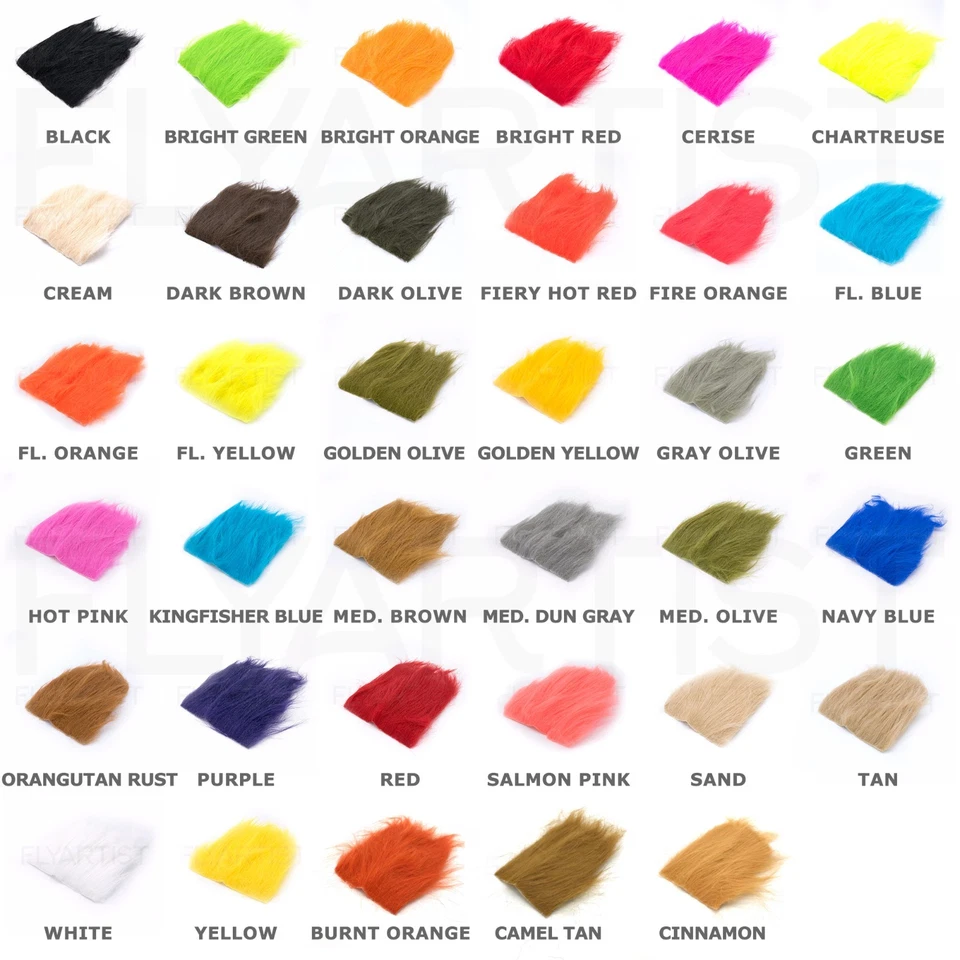 PIEL ARTESANAL EXTRA SELECTA - Material para atar moscas Hareline - 36 colores disponibles ¡NUEVO! Foto 2 de 3