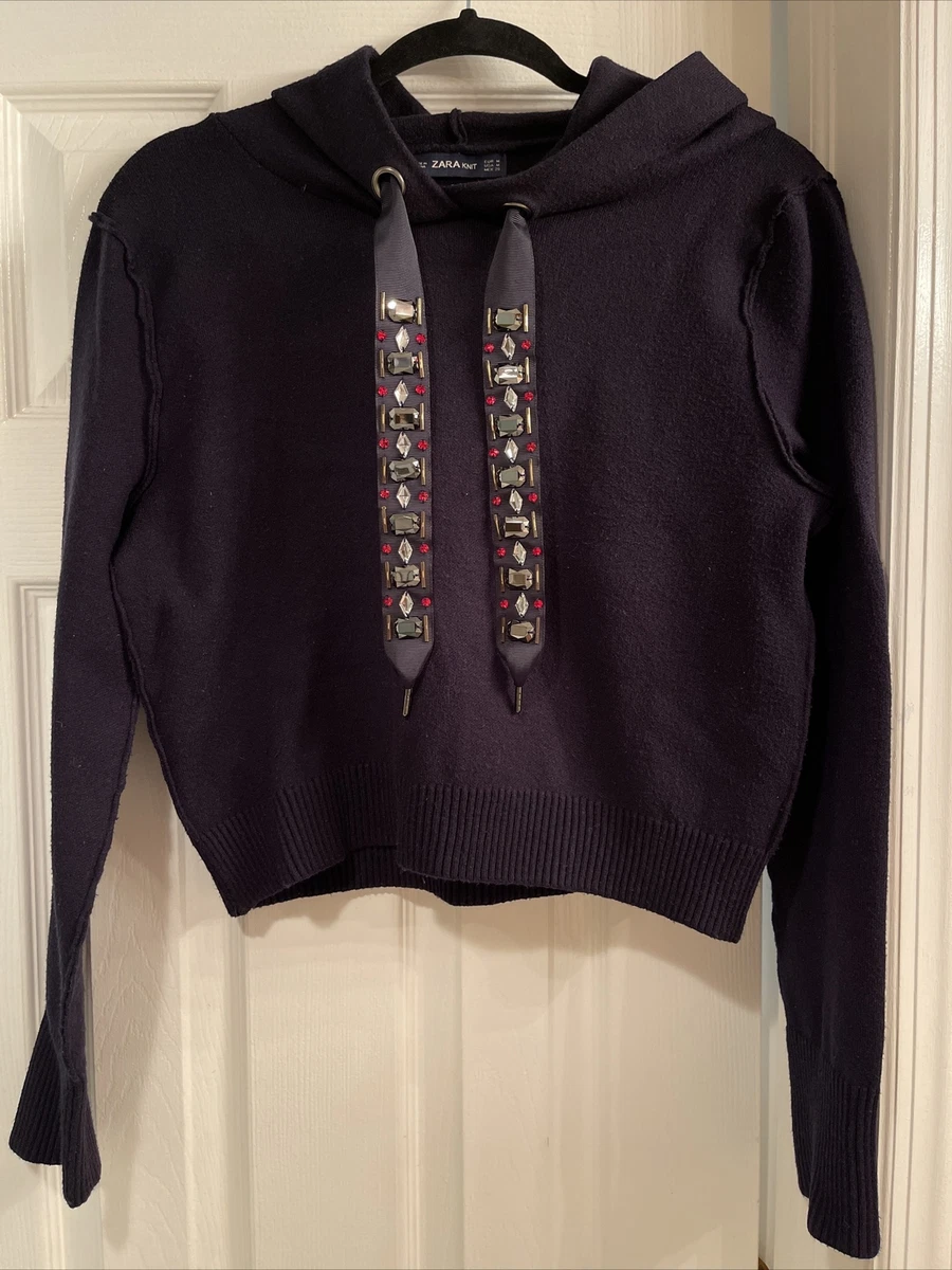 Zara embellished shop sweater