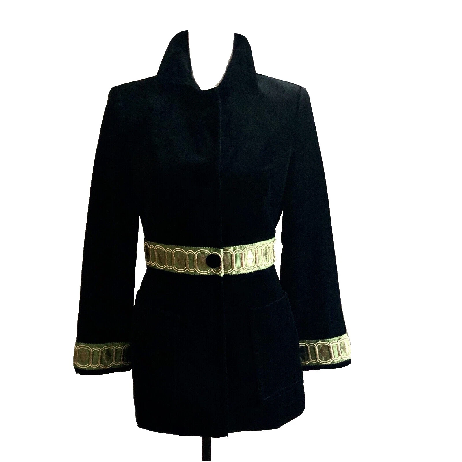 Ropa Vintage de cóctel de tela para Mujeres