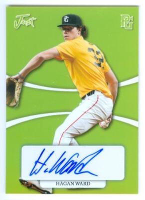 HAGAN WARD ''JUST GEMS AUTOGRAPH CARD /10'' LEAF PERFECT GAME NATIONAL 2022