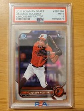 2022 Bowman Draft - Chrome Refractor #BDC-168 Jackson Holliday (RC) PSA 9 MINT