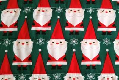 FLASH SALE!''SANTA''35x43in MULTICOLOR COTTON UNISEX BABY/TODDLER QUILT/ COMFORTER