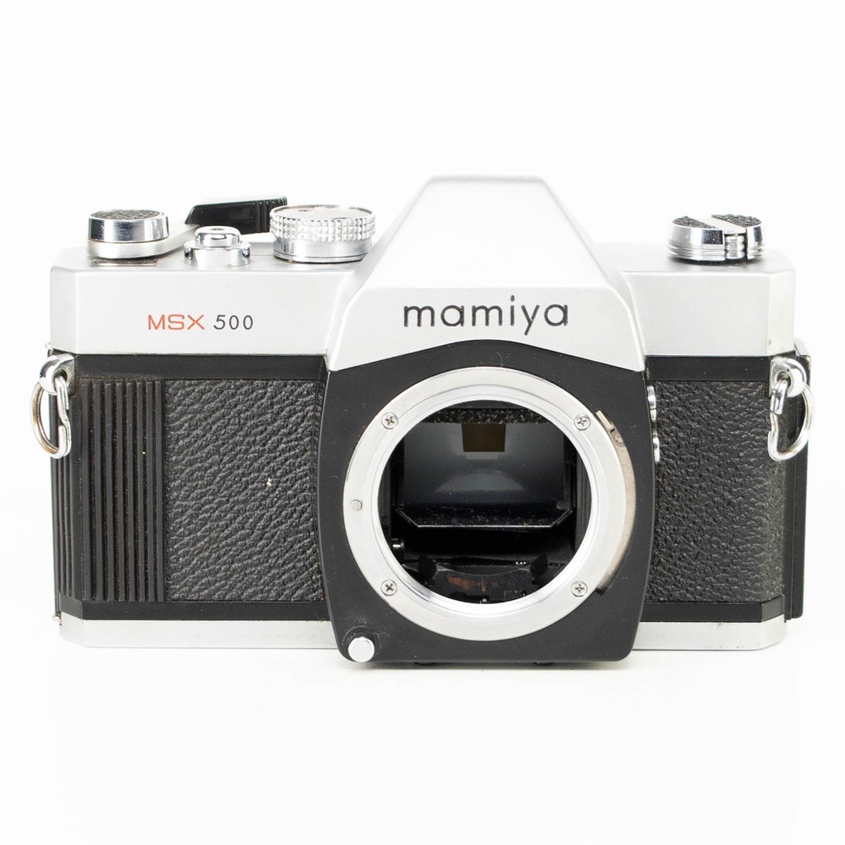 Mamiya MSX500 Camera | sekor SX 50mm f2 lens | M42 | White | Japan