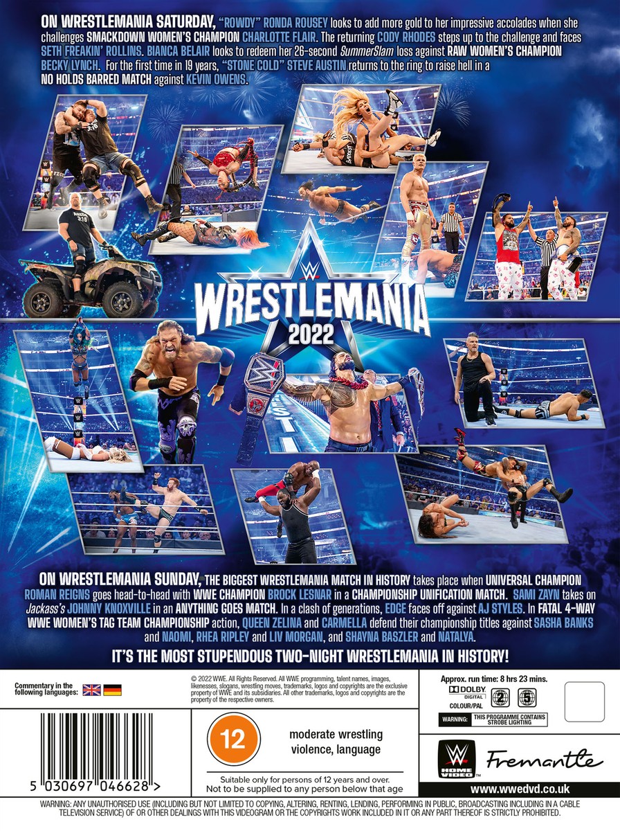WWE: WrestleMania 38 [Online Exclusive Alternative Artwork Edition
