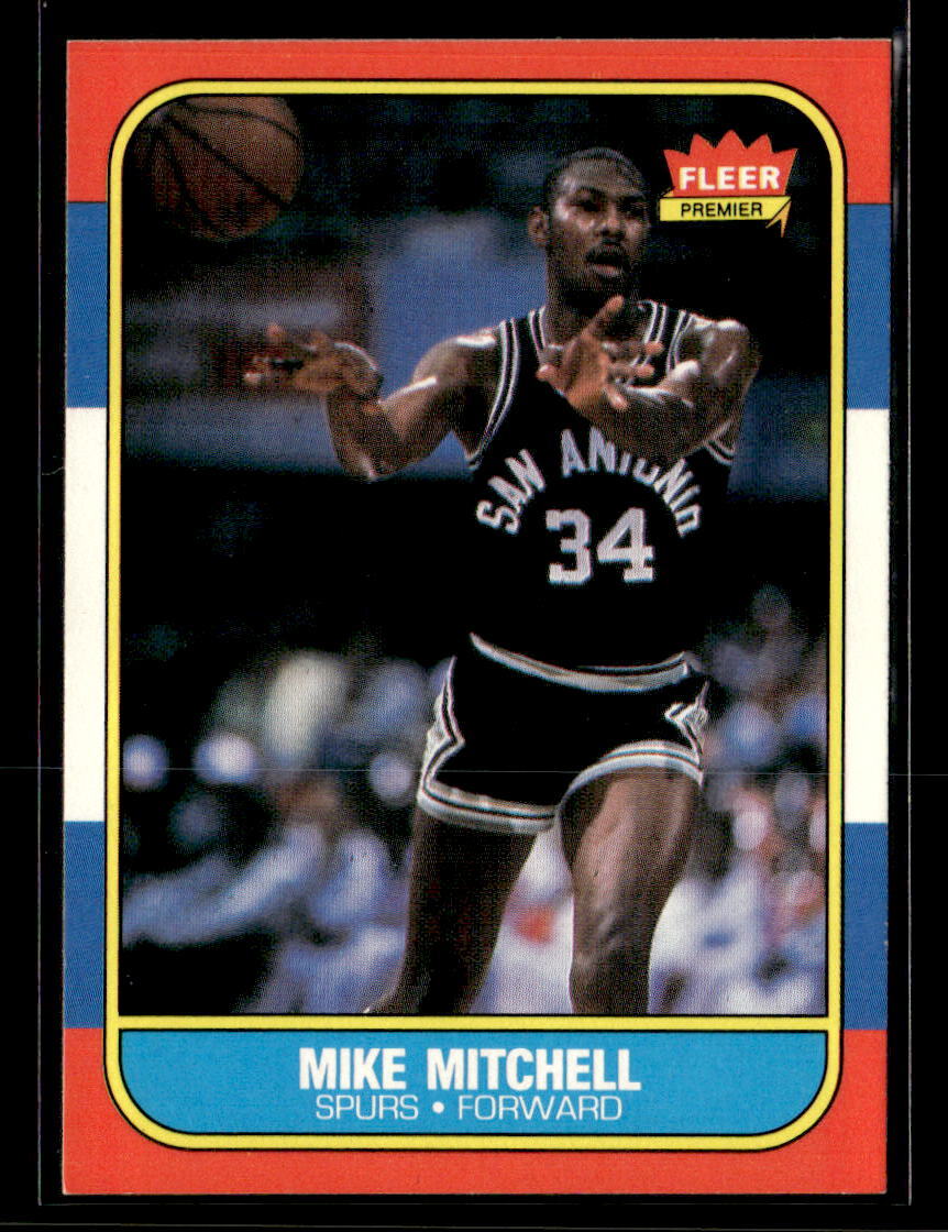 1986-87 Fleer #74 Mike Mitchell