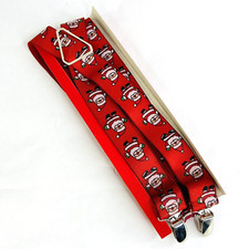 Vintage Santa Claus Suspenders Adjustable Christmas Party Box