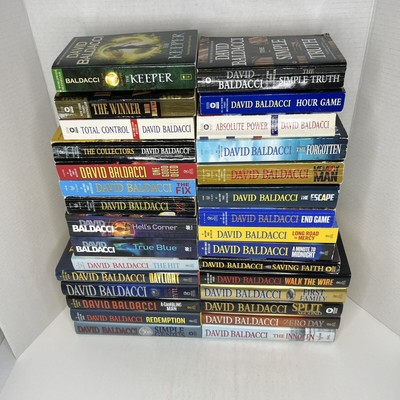 LOT (30) DAVID BALDACCI Sean King and Michelle Maxwell/Atlee Pine Series + More!