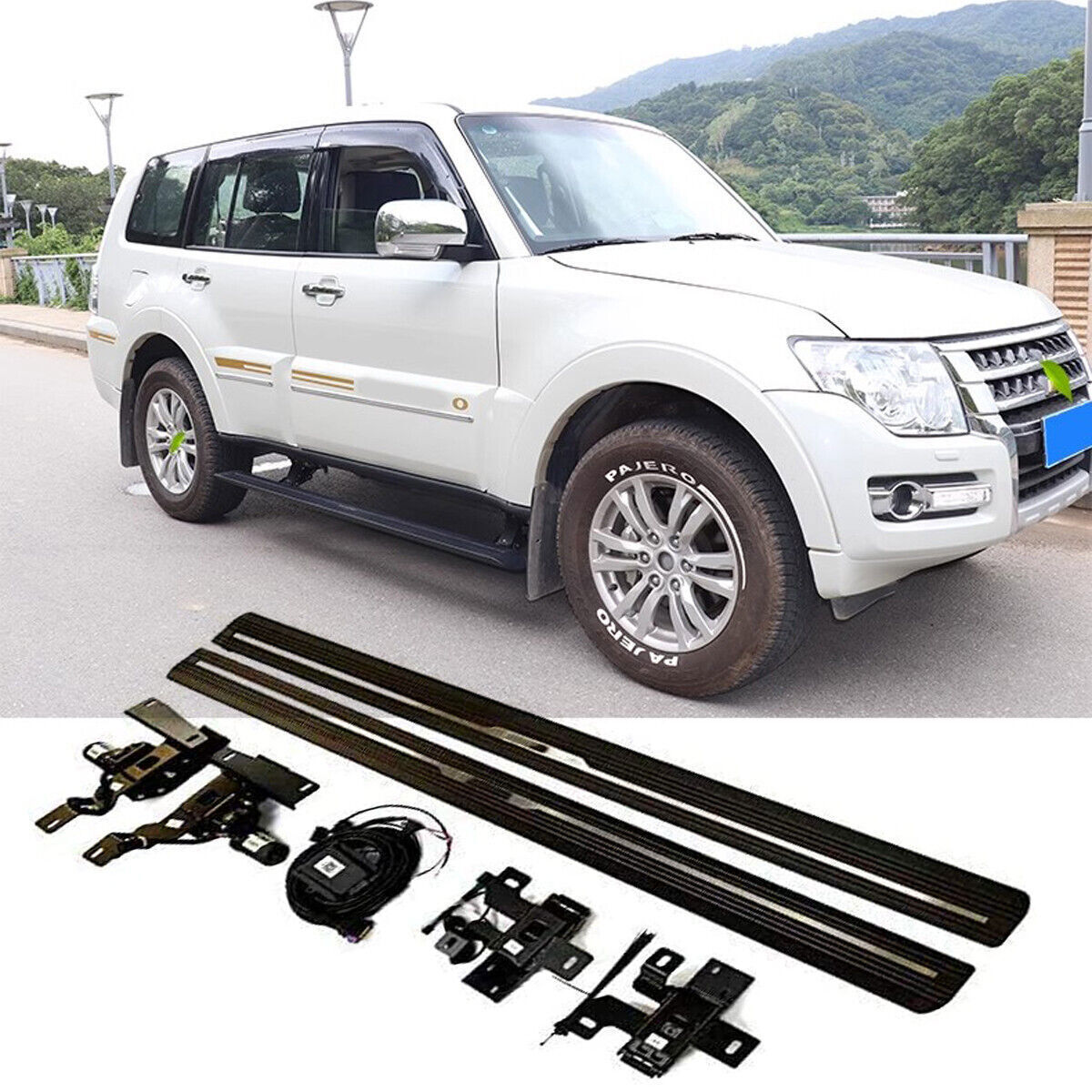 Power Deployable Side Step fits for Mitsubishi Pajero V97 V93 2007