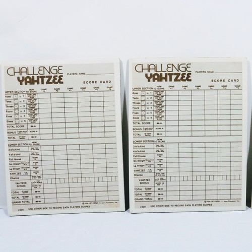 1974 Game Challenge Yatzee The Odd Couple - Picture 7 of 9