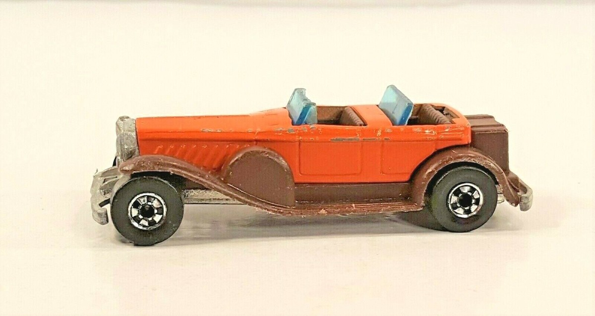 VINTAGE HOT WHEELS 1976 '31 DOOZIE ORANGE AND BROWN CAR
