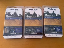 Lot Of  3 Trilink S52 Low Kickback 14" 2 Pack Replacement Saw Chain 52 Links
