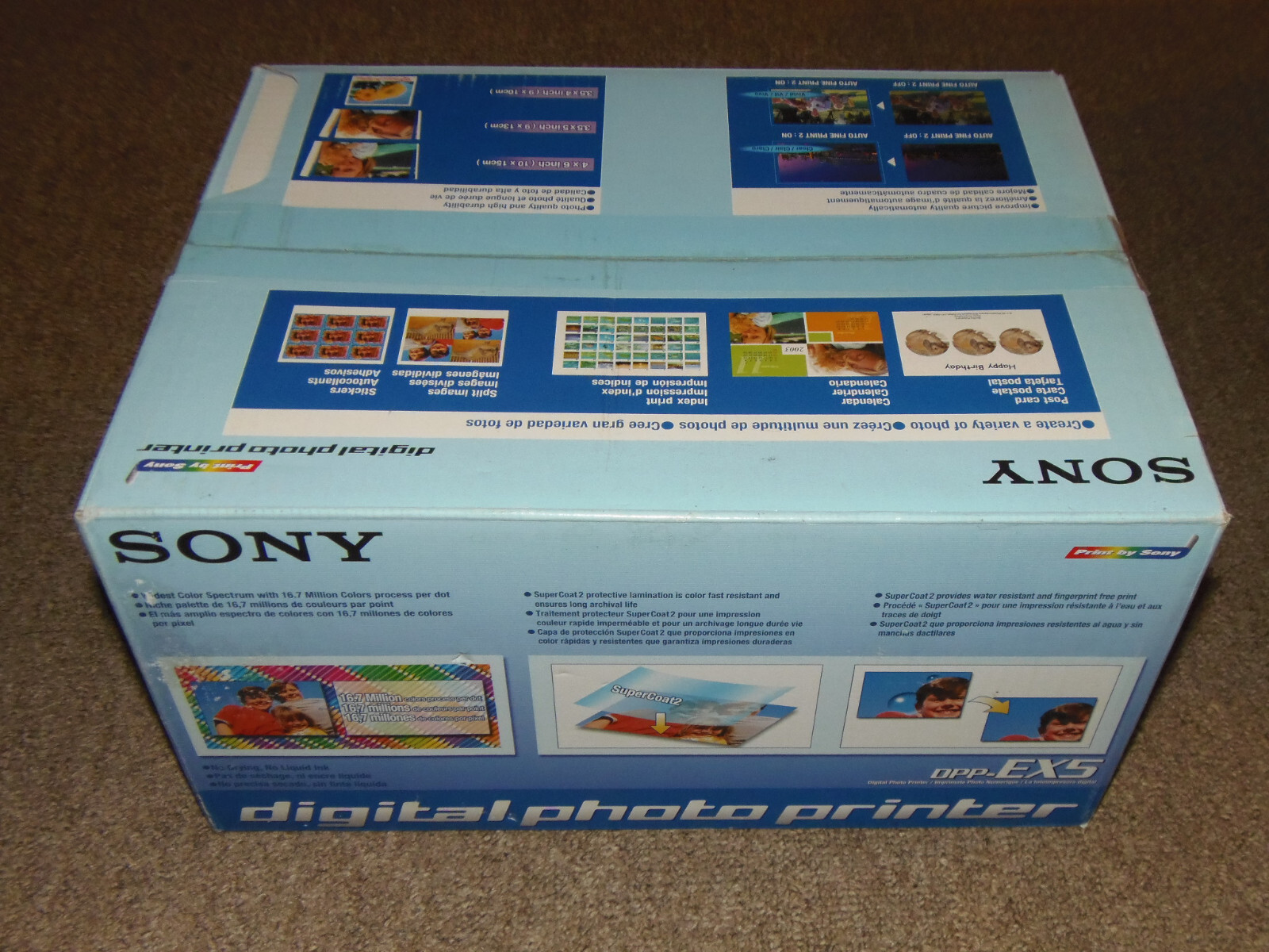 New Sony DPPEX5 Digital Photo Thermal Printer 27242639546 eBay