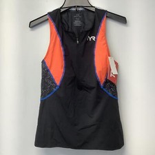 TYR Womens SCFLP6A Black Competitor Collection Loose Singlet With Bra Size Small