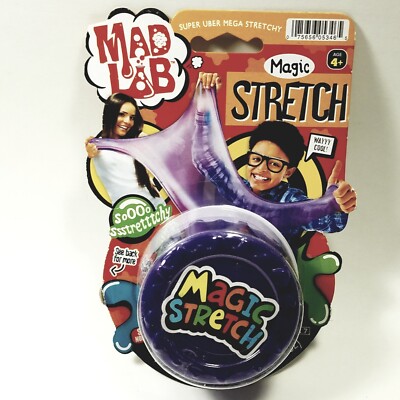 Mad Lab Magic Stretch Plum Purple Putty 80g Large Plastic Container of Goop