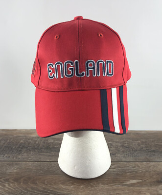 England Adjustable Strapback Baseball Hat adidas Red 2010 World