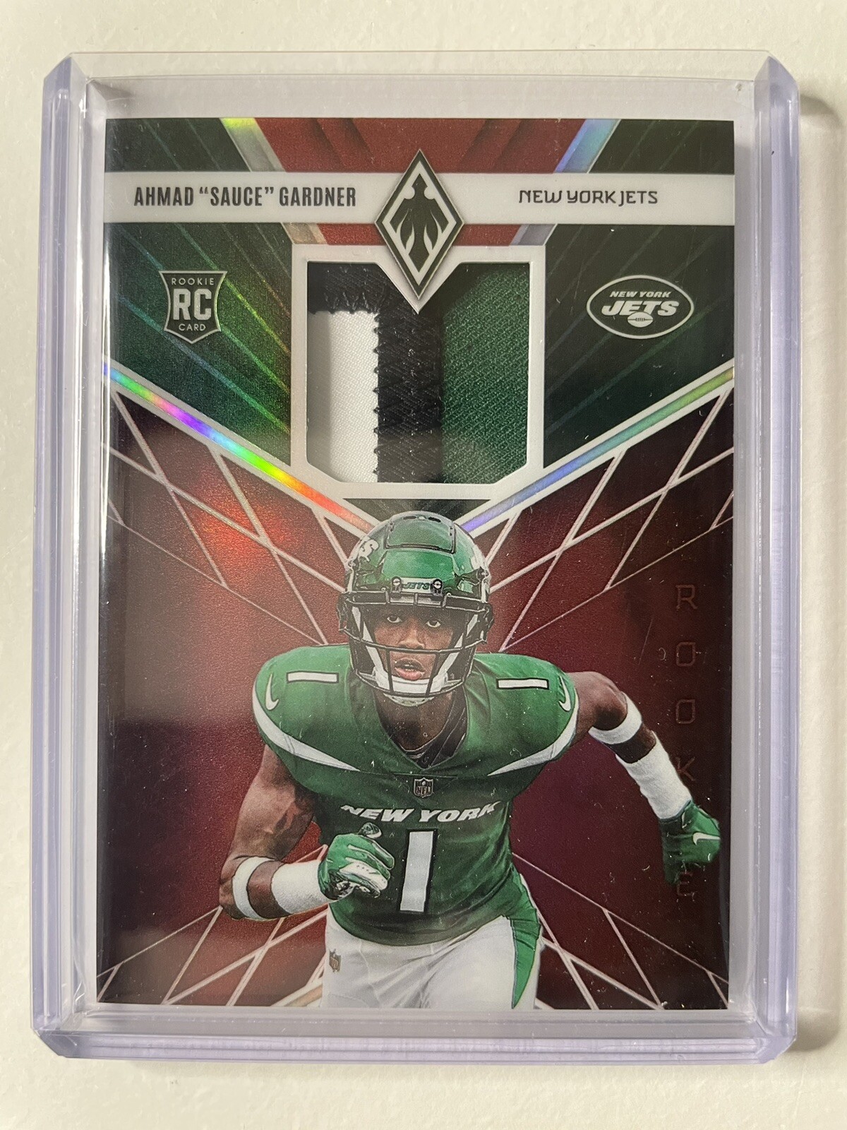 Sauce Gardner Panini Phoenix Rookie Memorabilia #RME23 Red