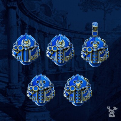 Gravis Princeps Heads Set x5 - DakkaDakka Store/Sci-fi/Table top Miniatures