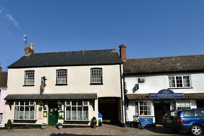 Foto 6x4 Dunster High Street: The Soft Homemade Fudge Shop c2015