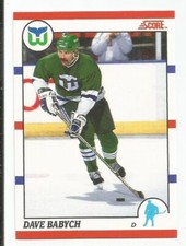 DAVE BABYCH 1990-91 SCORE BILINGUAL CARD NM-MT+ CONDITION