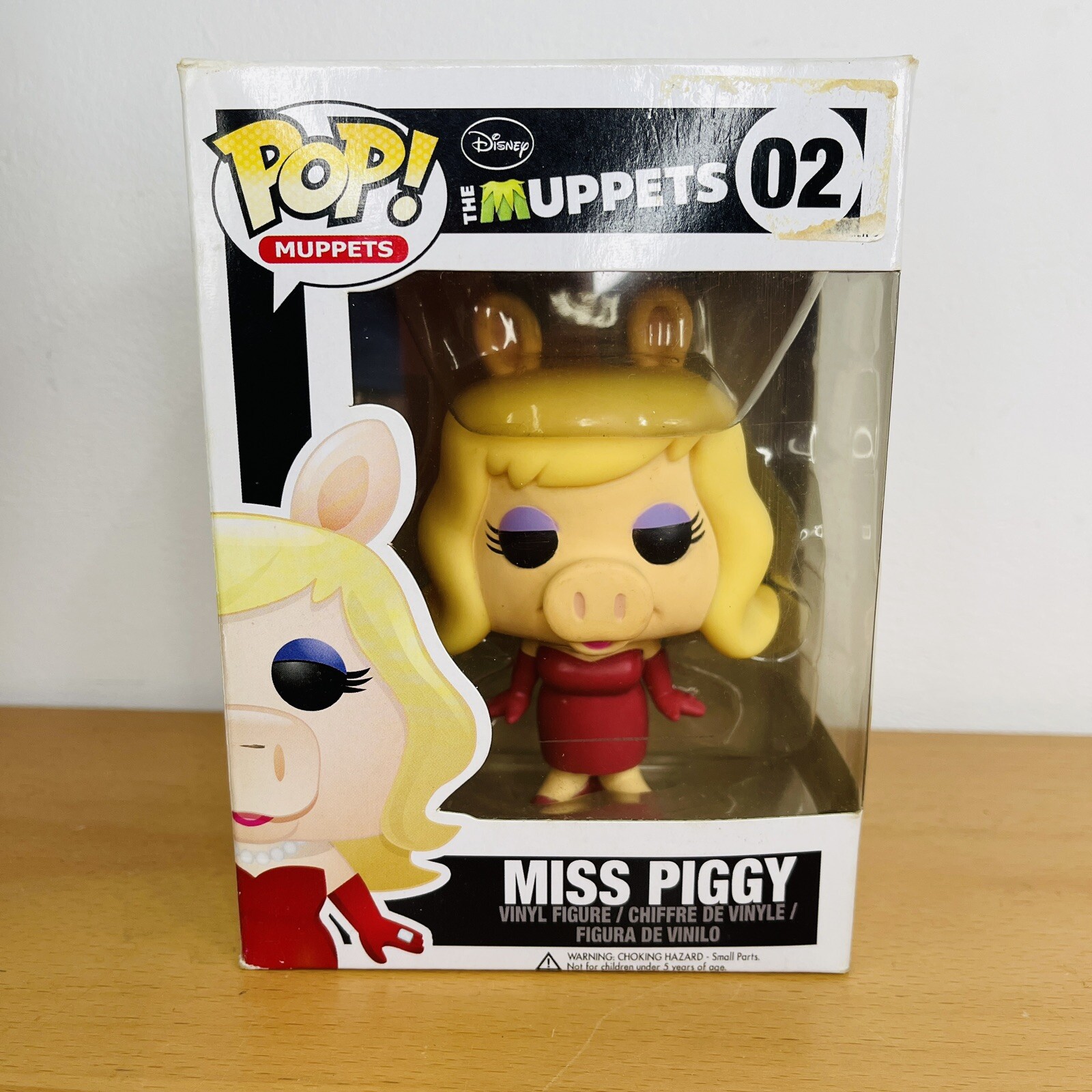**Raro** ¡Funko Pop! Disney The Muppets #02 Miss Piggy Bóveda En Caja