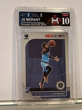 2019-20 Hoops Premium Stock JA MORANT Rookie Variation SP RC HOFg 10 Grizzlies