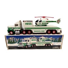Hess Toy Truck and Helicopter 1995