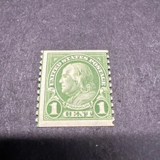 Scott 597-1c-Franklin-MNH OG-Coil Single-Perf. 10-Vertically-US