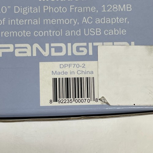 Pandigital 7" LCD Digital Photo Frame 128MB Interchangeable Wood Frames - Picture 4 of 6