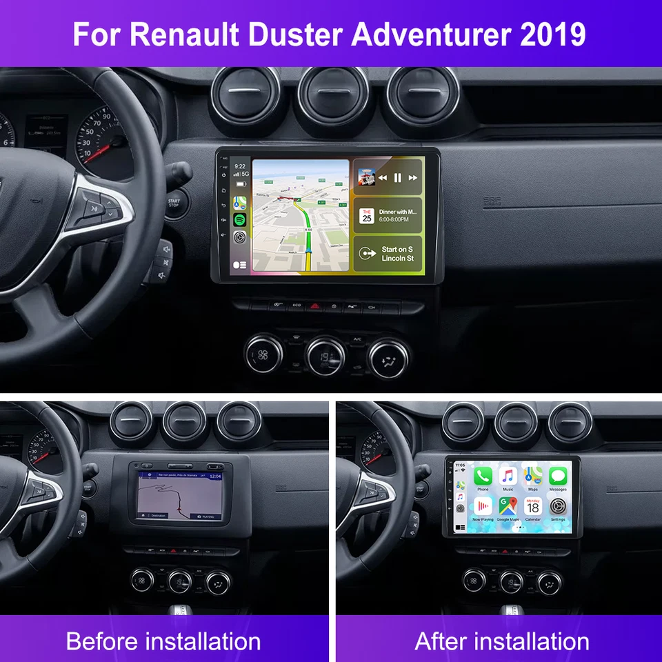Android 15 Autoradio GPS Navi BT  Für Dacia Duster 2019-2021 - Bild 2 von 4