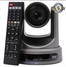 PTZ OPTICS MOVE SE PT12X-GY-G3 Auto Tracking PODCAST LIVESTREAM COMBO CONNECT