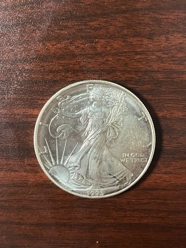 1993 WALKING LIBERTY AMERICAN EAGLE .999 FINE SILVER DOLLAR COIN 1oz. $1 USA