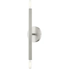 Livex Lighting 46981-91 Monaco Wall Sconce Brushed Nickel